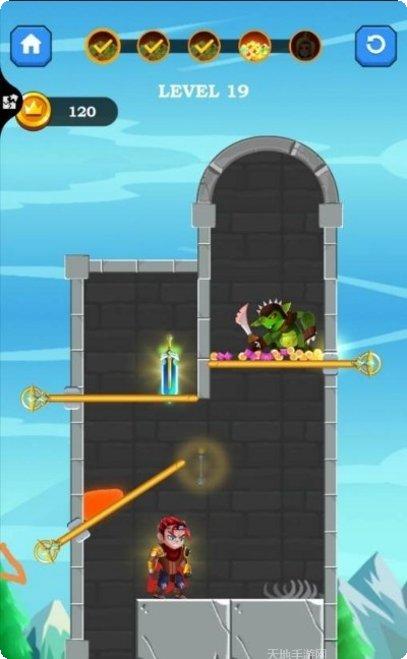 英雄救援绳索拼图玩法介绍