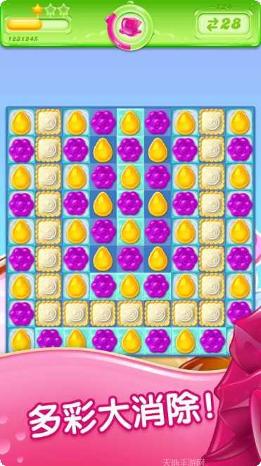 糖果果冻三消拼图攻略