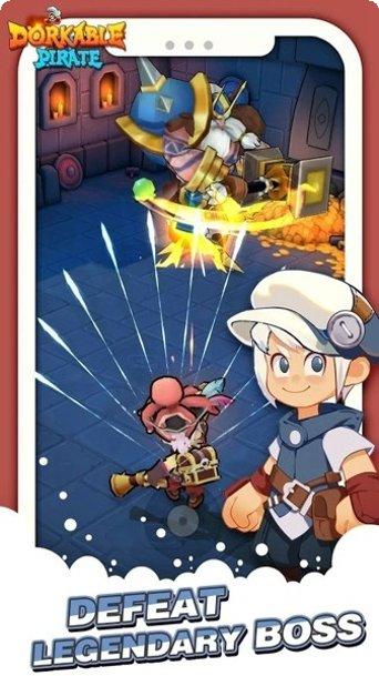 呆萌的海盗角色扮演