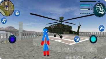 绳索火柴人英雄闯关