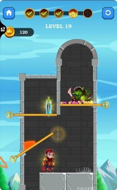 英雄救援绳索拼图技巧