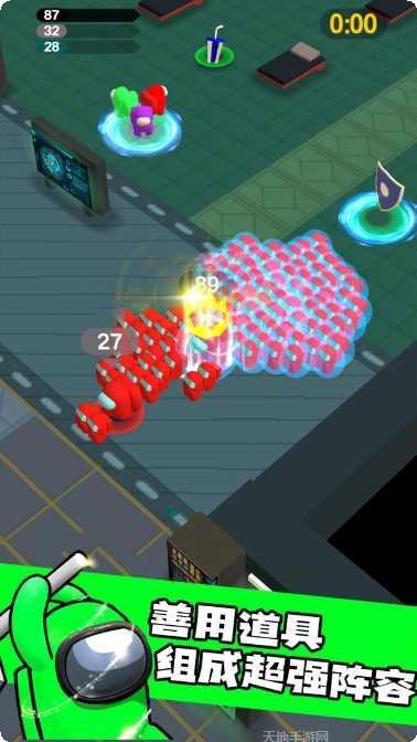 拥挤太空人道具使用