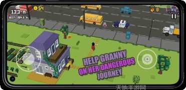 暴躁的老奶奶疯狂之路玩法介绍
