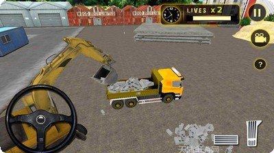 挖掘机驾驶员挑战任务