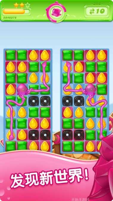 糖果果冻三消拼图攻略