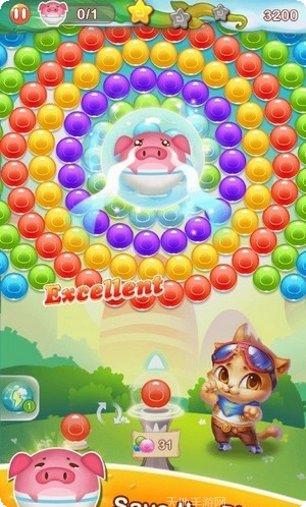 疯狂泡泡猫游戏攻略