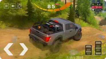 皮卡车越野驾驶挑战