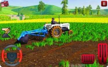 拖拉机耕作司机真实感