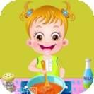 公主宝贝打扫房间