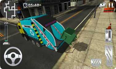 垃圾车驾驶游戏3D模拟