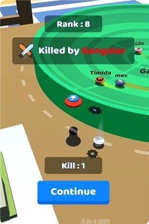 旋转陀螺大作战怎么玩