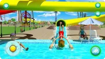 夏季运动水上乐园滑梯攻略