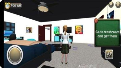 女高中生100米短跑比赛