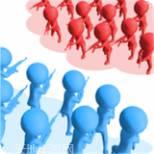 彩色小人滚梯大师